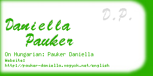 daniella pauker business card